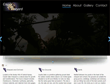 Tablet Screenshot of coyoteoaks.com
